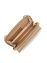 Lancaster 117-08 - TEP ET CUIR - CHAMPAGNE mini sac portfeuille bandoulière maya sacs-a-mains