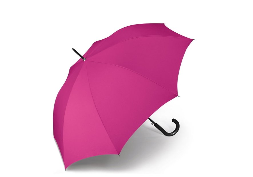 Parapluie ESPRIT 41080 - POLYESTER - ROSE parapluie long canne automatic mixte Petite maroquinerie