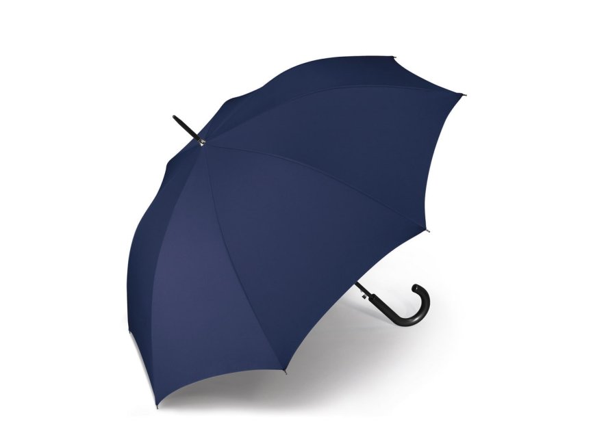 Parapluie ESPRIT 41080 - POLYESTER - MARINE parapluie long canne automatic mixte Petite maroquinerie