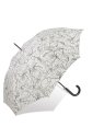 Parapluie ESPRIT 41055 - POLYESTER - CRÉME parapluie femme long canne automatique  imprimé parapluie