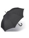 Parapluie ESPRIT 41068 - POLYESTER - NOIR/LOSANGE parapluie canne long homme automatique canne-h