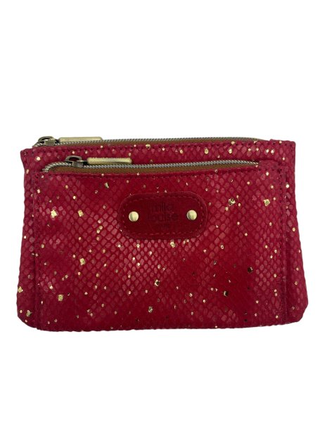 Mila Louise PALOMA RL - POLYESTER - ROUGE paloma pochette zippé pochette