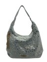 Mila Louise PERLA JN - DENIM/COTON - CREME besace porté épaule sacs-a-mains