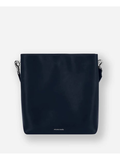 Les Ateliers Foures H600 - CUIR DE VACHETTE - COSMOS porté travers alceste sacs-a-mains