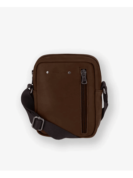 Les Ateliers Foures 9107 - CUIR DE VACHETTE - COGNAC mini sacoche des ateliers fourès poch.h.zip