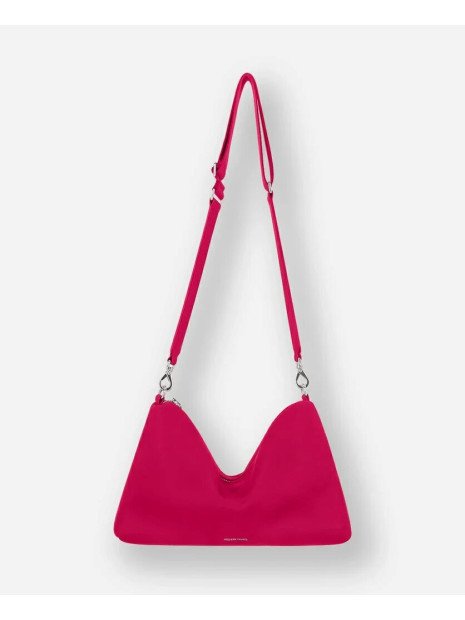 Les Ateliers Foures I526 - CUIR DE VACHETTE - HIBISC sac porté croisé grand modéle sacs-a-mains