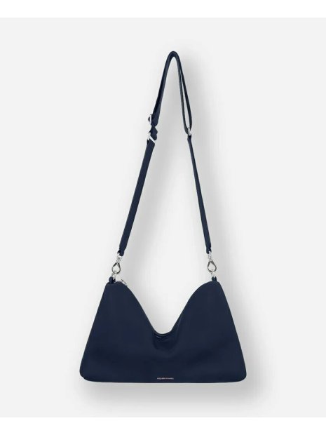 Les Ateliers Foures I526 - CUIR DE VACHETTE - NUIT sac porté croisé grand modéle sacs-a-mains