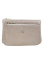 Mila Louise PLOM RP - CUIR DE VACHETTE - ROS porté monnaie double zip plom rp de mila louise porte-monnaie-femme