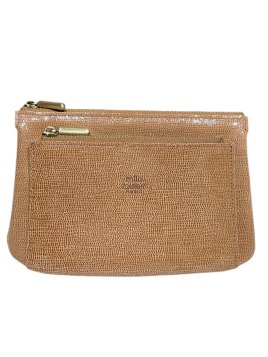 Mila Louise PLOM RP - CUIR DE VACHETTE - CAM porté monnaie double zip plom rp de mila louise Porte-monnaie Femme