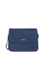 Lancaster 510-79 - NYLON/POLYAMIDE - BLEU  grand sac gibecière a4 basic vita lancaster sacs-a-mains