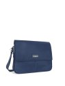 Lancaster 510-79 - NYLON/POLYAMIDE - BLEU  grand sac gibecière a4 basic vita lancaster sacs-a-mains