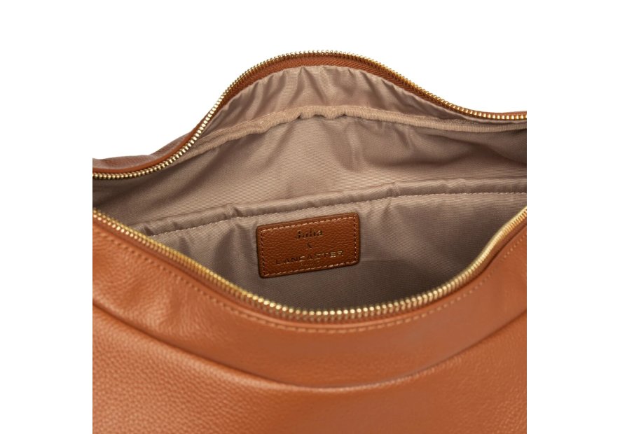 Lancaster 547-110 sac besace grand format xl foulonné double Sacs à mains