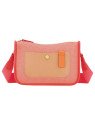 Longchamp 10301HGJ - COTON ET CUIR - TOMAT sac bandoulière s foulonné soleil longchamp sacs-a-mains