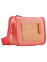 Longchamp 10301HGJ - COTON ET CUIR - TOMAT sac bandoulière s foulonné soleil longchamp sacs-a-mains
