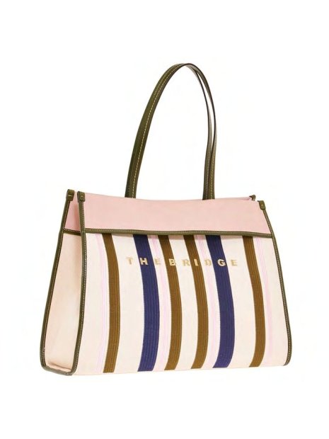 the bridge 044005C5 sac cabas xl elisa the bridge sac-a-main-shopping-toile-ou-cuir