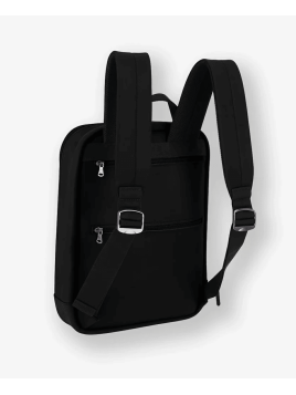 Les Ateliers Foures 9455 - CUIR DE VACHETTE - NOIR sac à dos plat 2 compartiments des ateliers fourès sac a dos