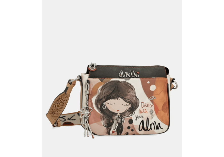 Anekke 40703-062 sac bandoulière moyen à 3 compartiments alma Sacs à mains