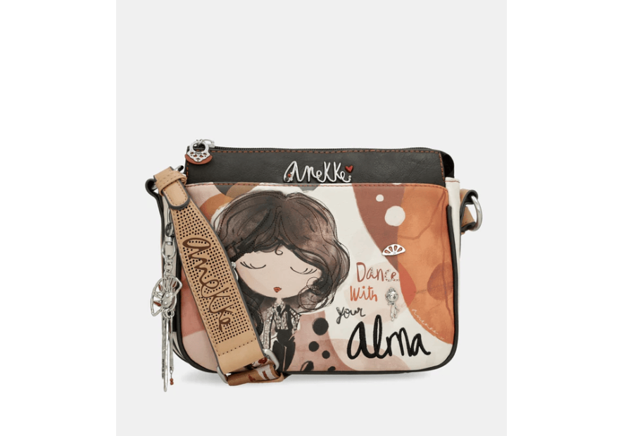 Anekke 40703-062 sac bandoulière moyen à 3 compartiments alma Sacs à mains