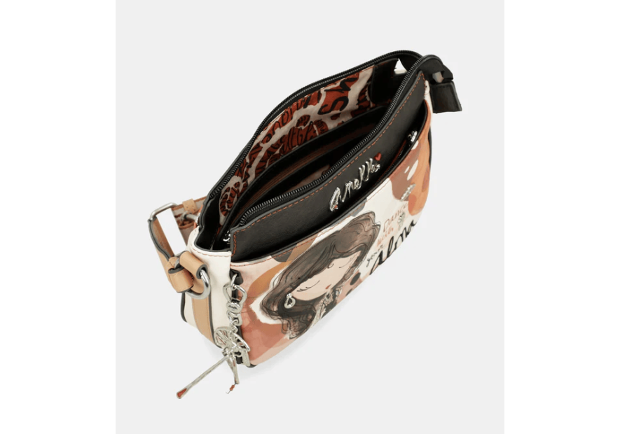 Anekke 40703-062 sac bandoulière moyen à 3 compartiments alma Sacs à mains