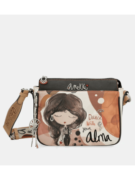 Anekke 40703-062 sac bandoulière moyen à 3 compartiments alma Sacs à mains