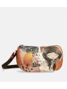 Anekke 40703-498 - POLYURÉTHANE - NOIR sac bandoulière ovale alma sacs-a-mains