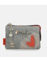 Anekke 40769-010 - POLYURÉTHANE - GRIS porte-monnaie alma 3 compartiments porte-monnaie-femme