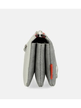 Anekke 40769-010 - POLYURÉTHANE - GRIS porte-monnaie alma 3 compartiments Porte-monnaie Femme