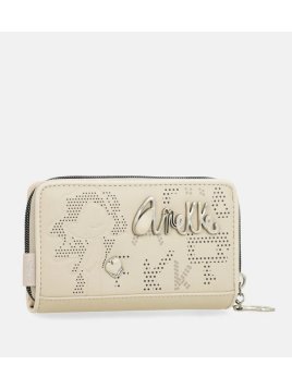 Anekke 40749-909 - POLYURÉTHANE - BEIGE portefeuille moyen alma pmpb