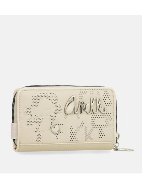 Anekke 40749-909 - POLYURÉTHANE - BEIGE portefeuille moyen alma pmpb