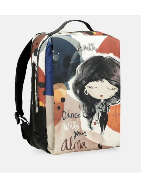 Anekke 40575-001 - POLYESTER - NOIR grand sac à dos de voyage alma loisirs
