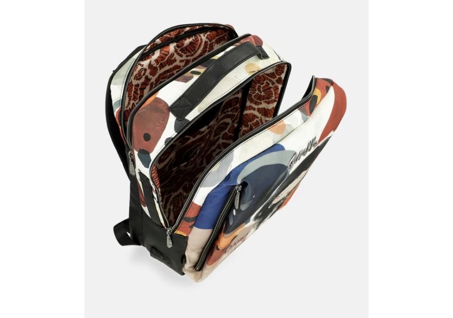 Anekke 40575-001 - POLYESTER - NOIR grand sac à dos de voyage alma Maroquinerie