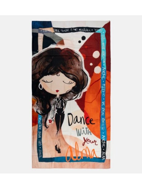 Anekke 40475-011 - POLYESTER - NOIR serviette de plage alma drap-de-plage