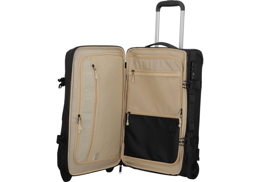 JUMP DU01 - POLYESTER - NOIR sac de voyage sac à dos roulettes cabine jump duna Sac de voyage à roulettes