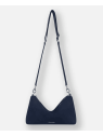 Les Ateliers Foures I326 - CUIR DE VACHETTE - NUIT sac bandoulière besace évasé iliade sacs-a-mains