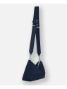 Les Ateliers Foures I326 - CUIR DE VACHETTE - NUIT sac bandoulière besace évasé iliade sacs-a-mains