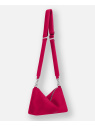 Les Ateliers Foures I326 - CUIR DE VACHETTE - HIBICU sac bandoulière besace évasé iliade sacs-a-mains