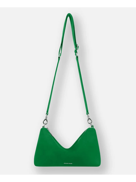 Les Ateliers Foures I326 - CUIR DE VACHETTE - FOUGER sac bandoulière besace évasé iliade sacs-a-mains