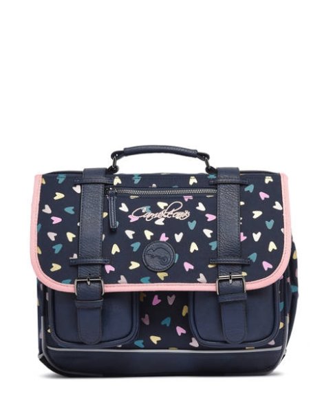 Caméléon VIG-CA35 - POLYESTER RECYCLÉ - N cartable enfant 2 compartiments vintage fantasy cartable Scolaire