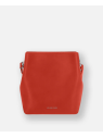 Les Ateliers Foures H600 - CUIR DE VACHETTE - ORANGE porté travers alceste sacs-a-mains