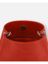 Les Ateliers Foures H600 - CUIR DE VACHETTE - ORANGE porté travers alceste sacs-a-mains