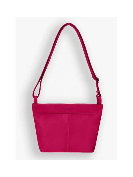 Les Ateliers Foures P100 - CUIR DE VACHETTE - HIBISC les ateliers foures-pandore-petit  sac seau sacs-a-mains