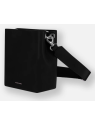 Les Ateliers Foures H600 - CUIR DE VACHETTE - NOIR porté travers alceste sacs-a-mains