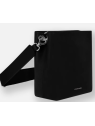 Les Ateliers Foures H600 - CUIR DE VACHETTE - NOIR porté travers alceste sacs-a-mains