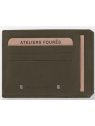 Les Ateliers Foures 944 - CUIR DE VACHETTE - BRONZE porte papiers plat baroudeur centaure porte-cartes