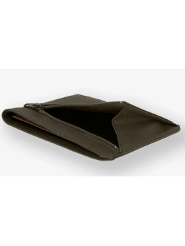 Les Ateliers Foures 944 - CUIR DE VACHETTE - BRONZE porte papiers plat baroudeur centaure porte cartes