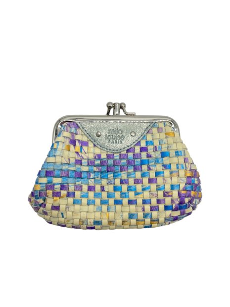 Mila Louise ARA W - CUIR DE VACHETTE - AZUR porte monnaie porte-monnaie-femme