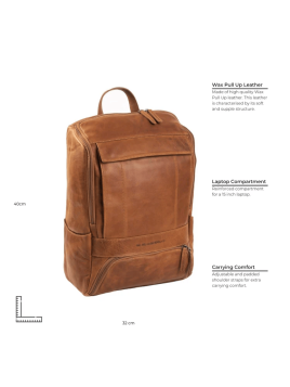 the chesterfield C58.0157 - CUIR DE VACHETTE - CO sac à dos business the chesterfield Maroquinerie