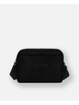 Les Ateliers Foures R135 - TOILE ET CUIR - NOIR sacoche horizontale aristote des ateliers fourès poch.h.zip