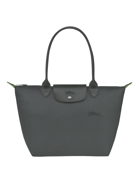 Longchamp 2605919 sac cabas m le pliage green petit format sac-a-main-shopping-toile-ou-cuir