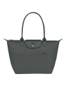 Longchamp 2605919 sac cabas m le pliage green petit format sac-a-main-shopping-toile-ou-cuir